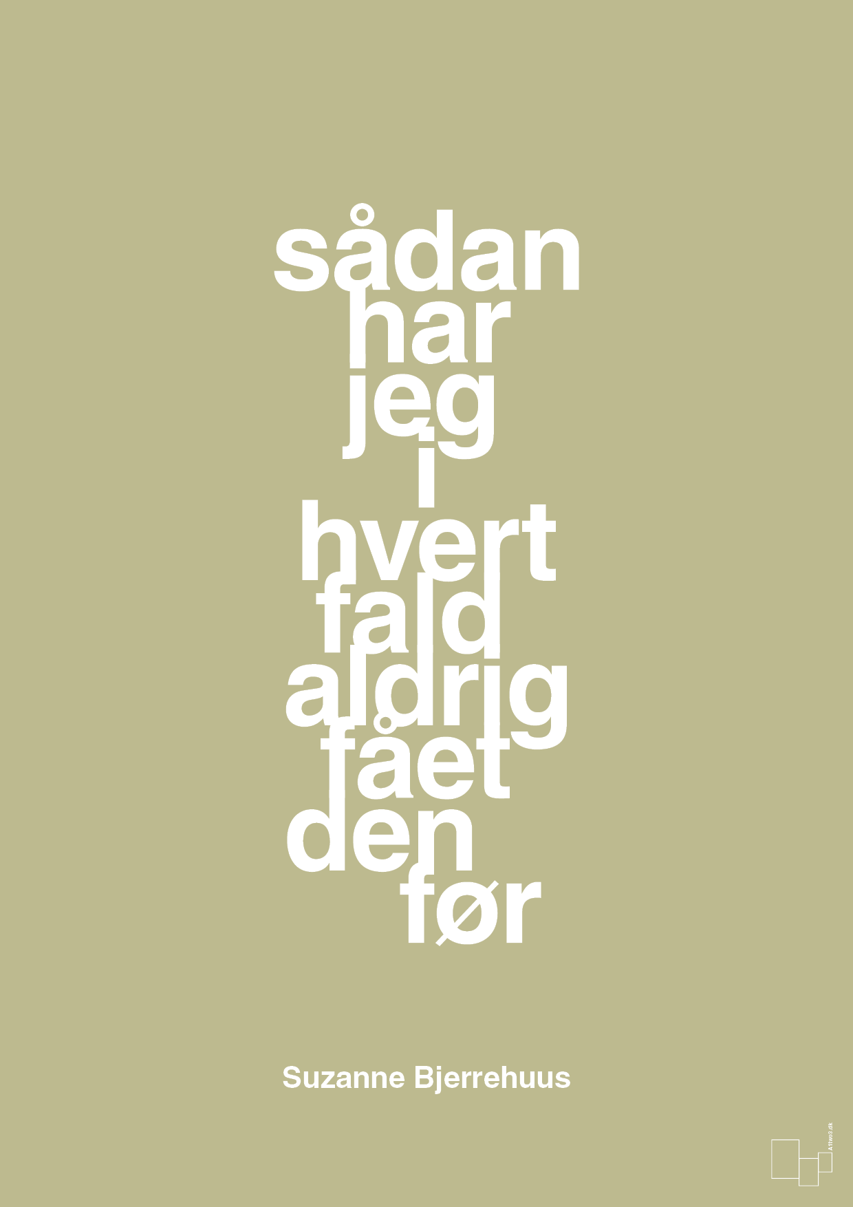 plakat: sådan har jeg i hvert fald aldrig fået den før - back to nature-Radio & TV-A1two3