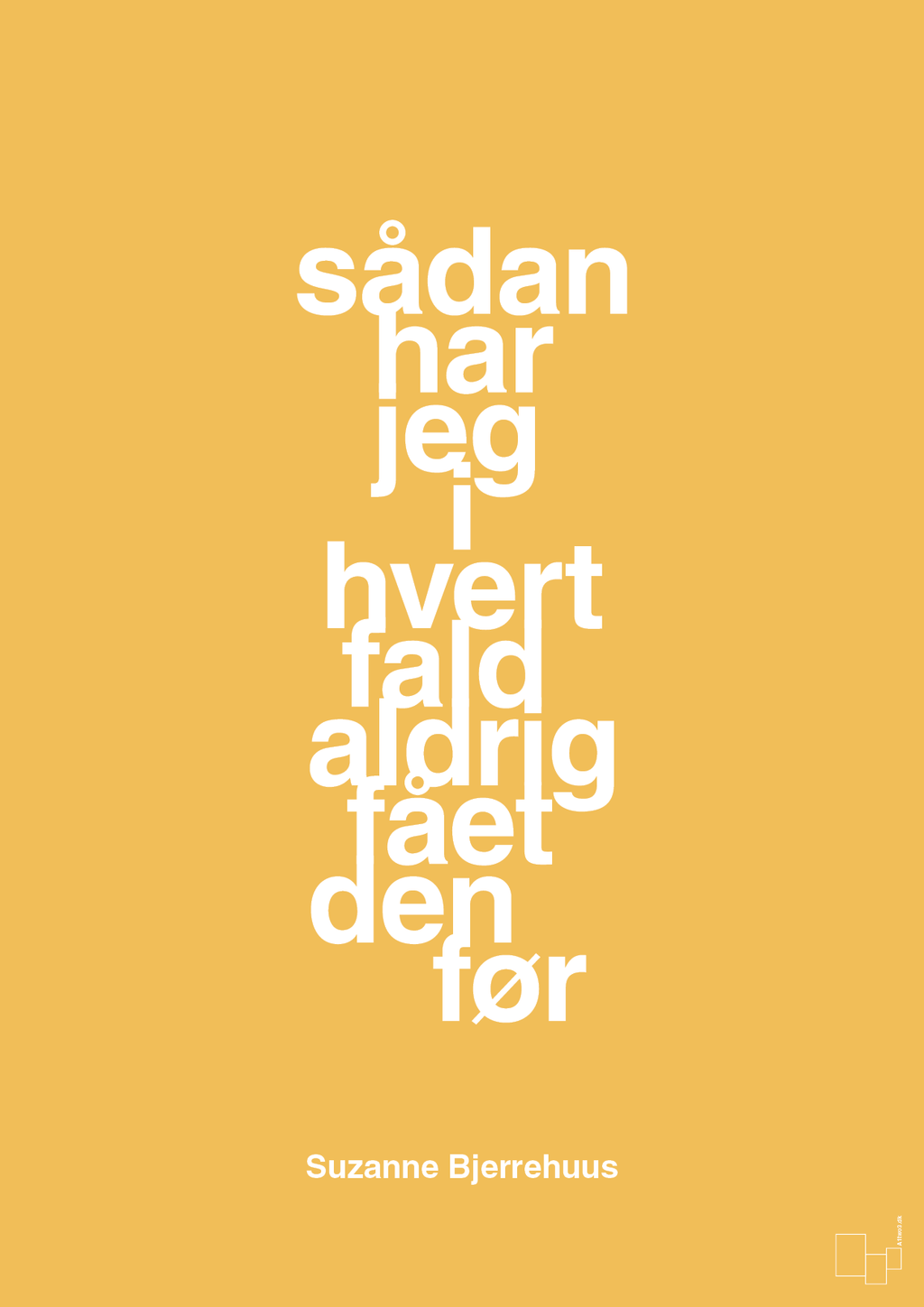 plakat: sådan har jeg i hvert fald aldrig fået den før - honeycomb-Radio & TV-A1two3