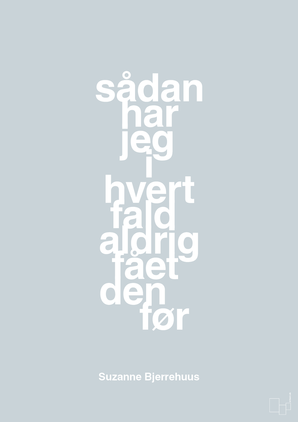 plakat: sådan har jeg i hvert fald aldrig fået den før - light drizzle-Radio & TV-A1two3