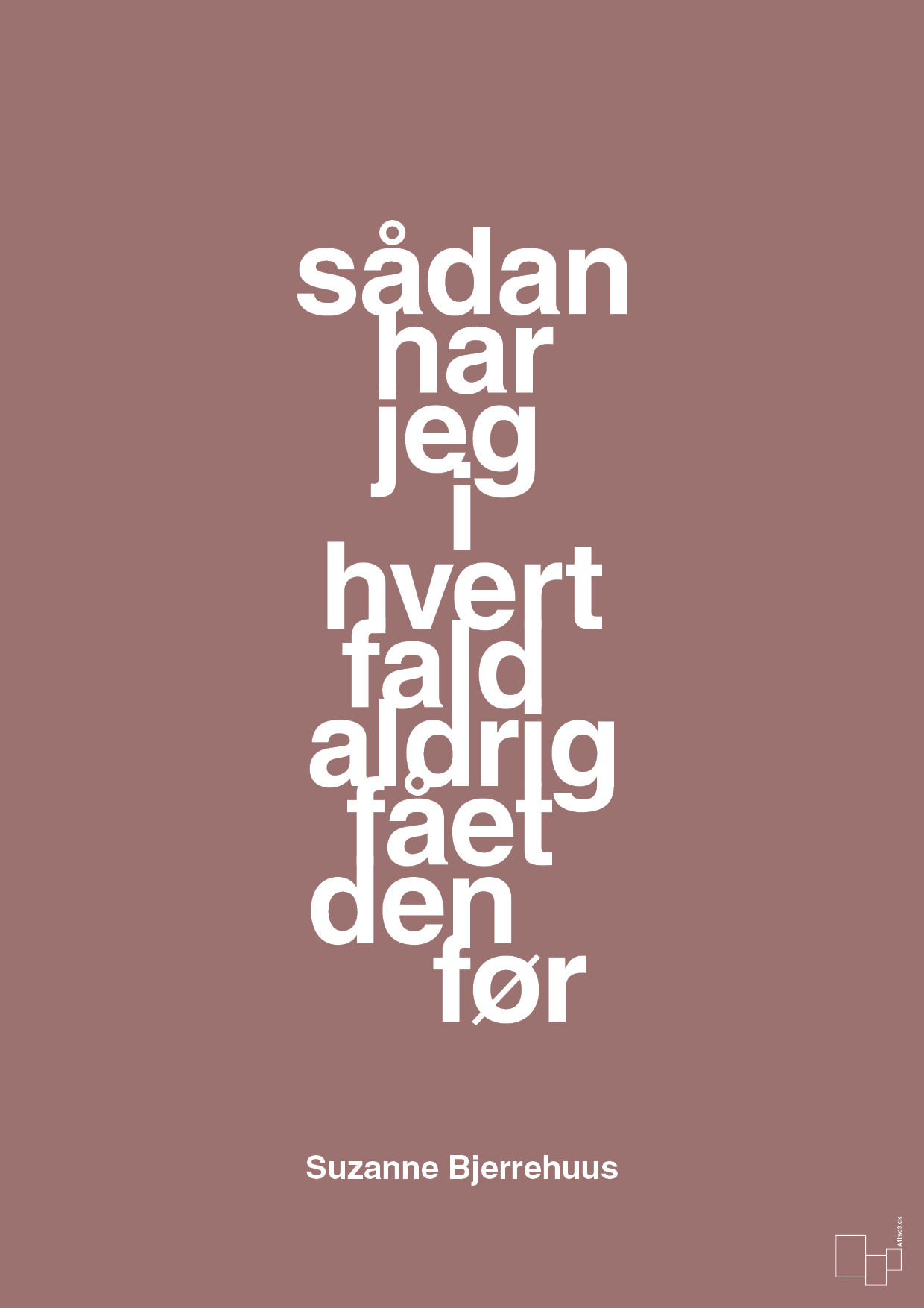 plakat: sådan har jeg i hvert fald aldrig fået den før - plum-Radio & TV-A1two3