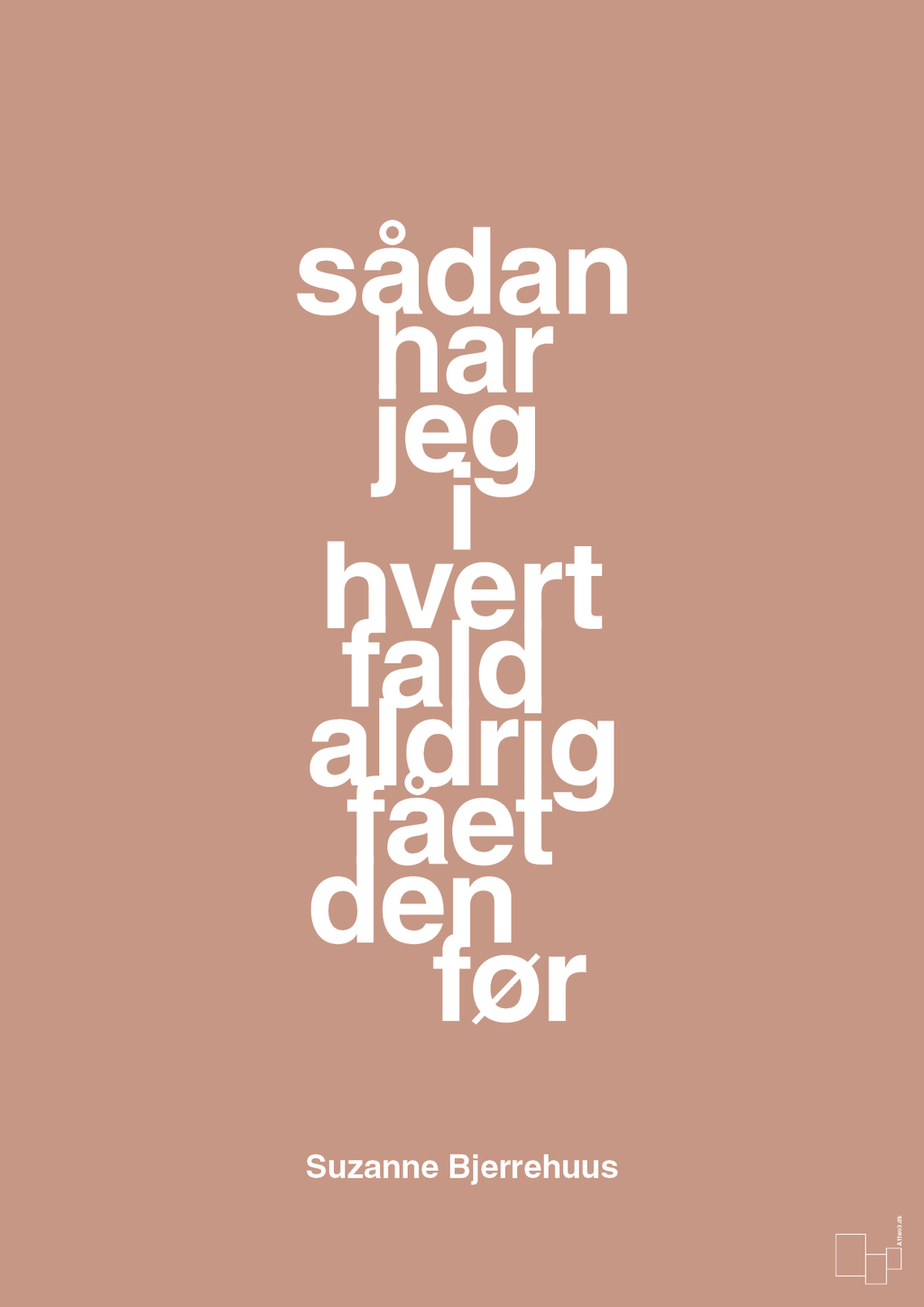 plakat: sådan har jeg i hvert fald aldrig fået den før - powder-Radio & TV-A1two3