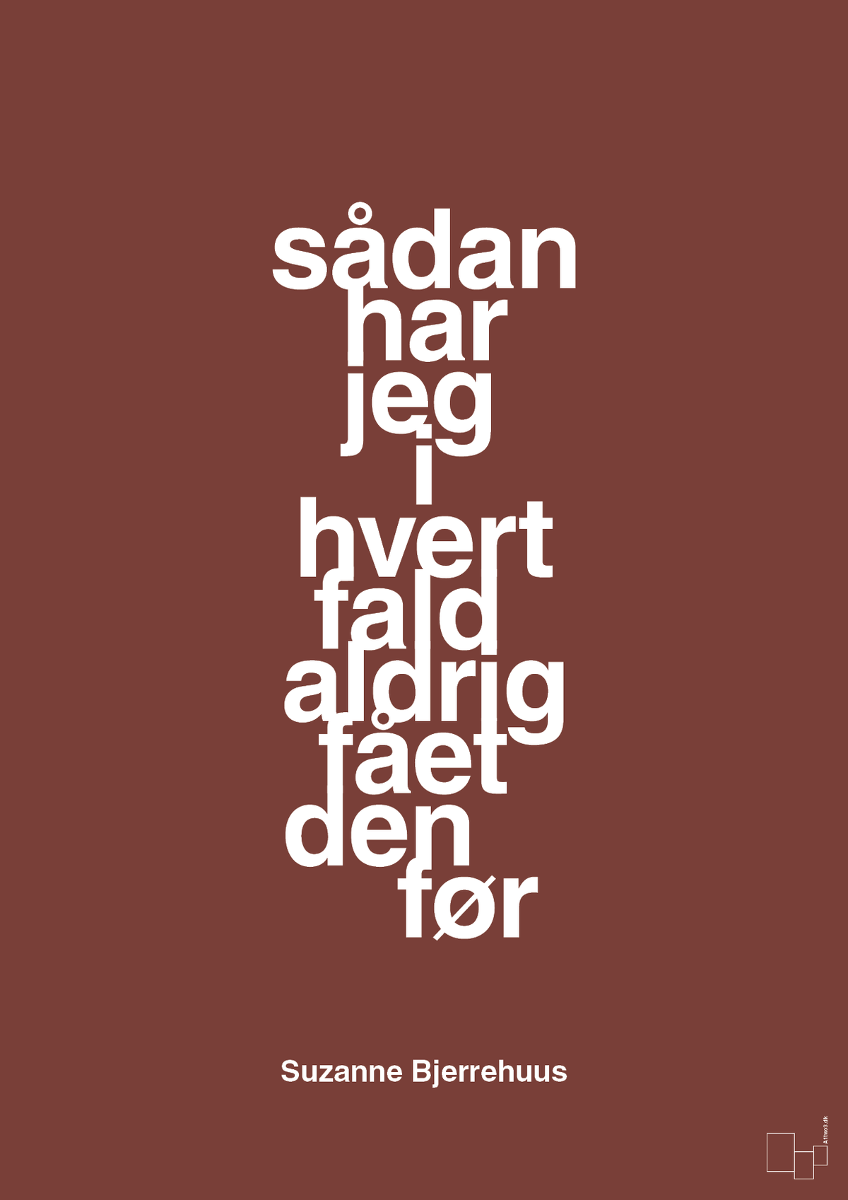 plakat: sådan har jeg i hvert fald aldrig fået den før - red pepper-Radio & TV-A1two3