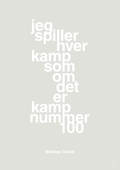 plakat: jeg spiller hver kamp som om det er kamp nummer 100 - painters white-Håndbold-A1two3