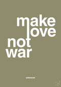 plakat: make love not war - misty forrest-Unknown-A1two3