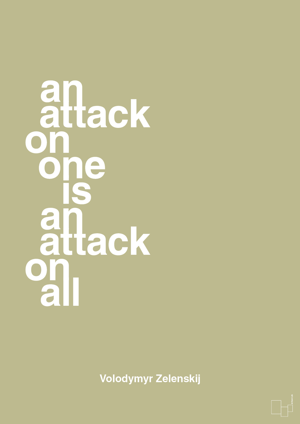 plakat: an attack on one is an attack on all - back to nature-Politikker-A1two3