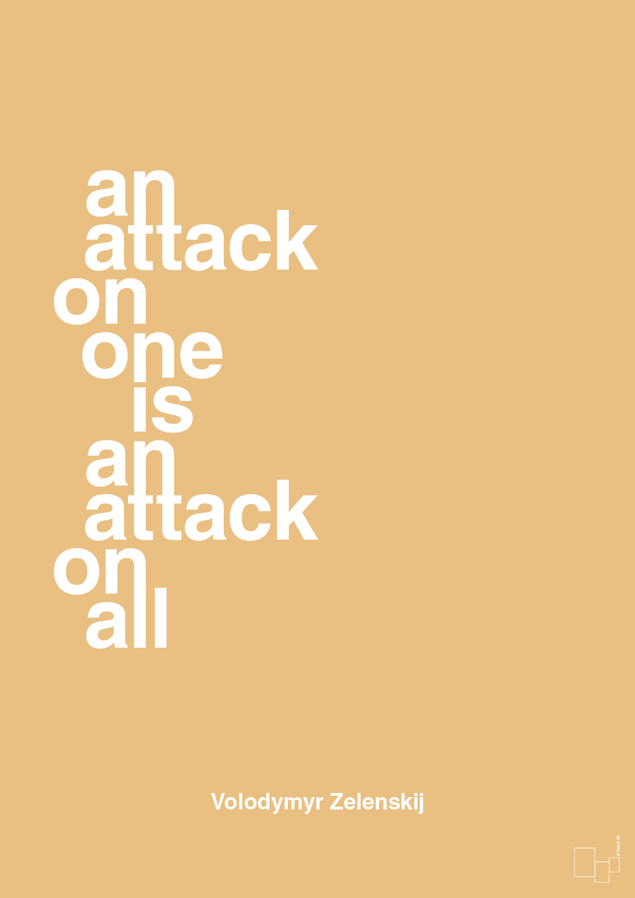 plakat: an attack on one is an attack on all - charismatic-Politikker-A1two3