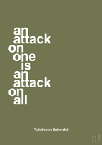 plakat: an attack on one is an attack on all - secret meadow-Politikker-A1two3