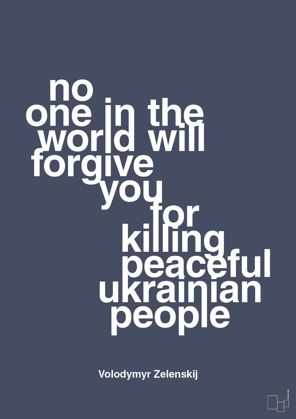 No one in the world will forgive you for killing peaceful ukrainian people - petrol-Politikker-A1two3