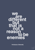 We are different but that is not a reason to be enemies - petrol-Politikker-A1two3