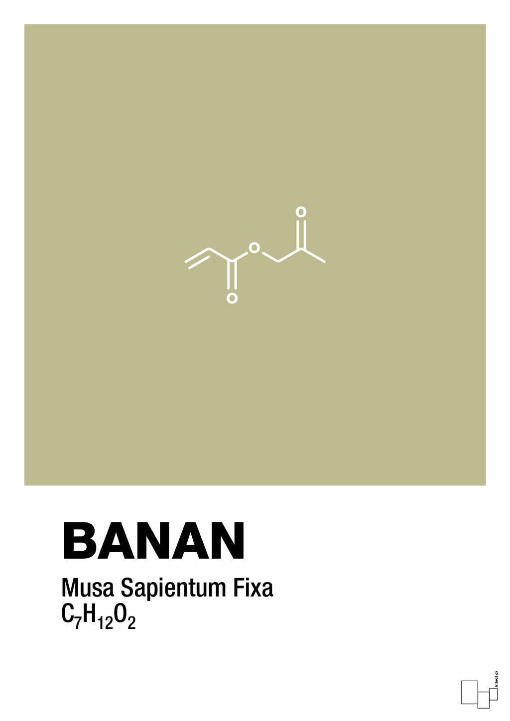 plakat: banan - back to nature-Kemi-A1two3
