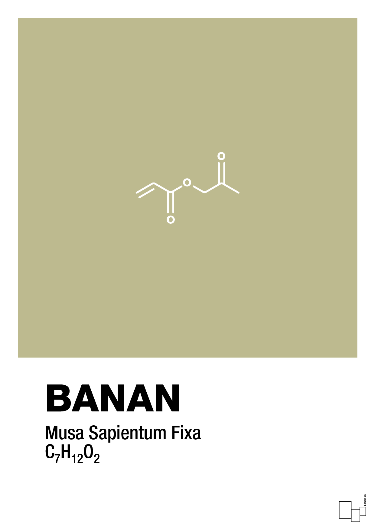 plakat: banan - back to nature-Kemi-A1two3