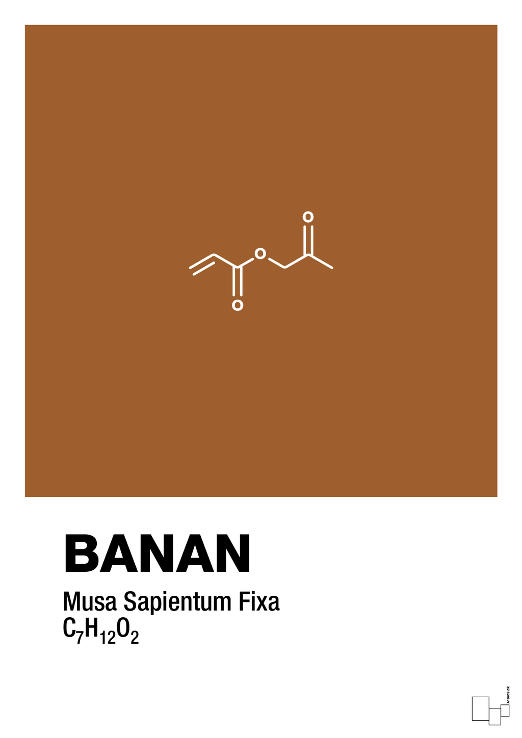 plakat: banan - cognac-Kemi-A1two3