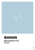plakat: banan - heavenly blue-Kemi-A1two3