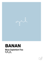 plakat: banan - heavenly blue-Kemi-A1two3