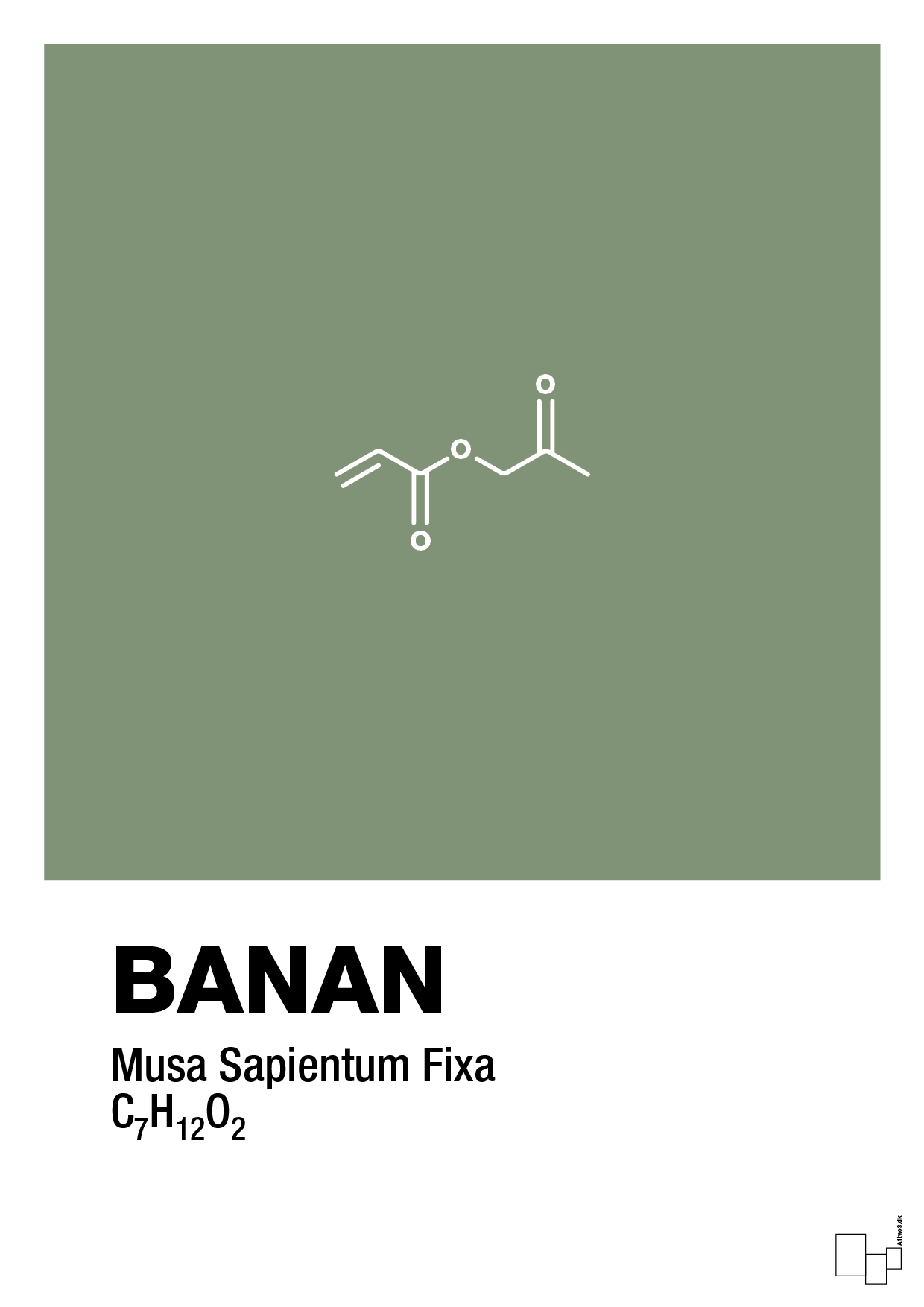 plakat: banan - jade-Kemi-A1two3
