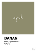 plakat: banan - misty forrest-Kemi-A1two3