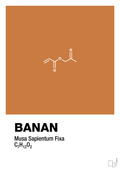 plakat: banan - rumba orange-Kemi-A1two3