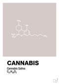plakat: cannabis - broken beige-Kemi-A1two3