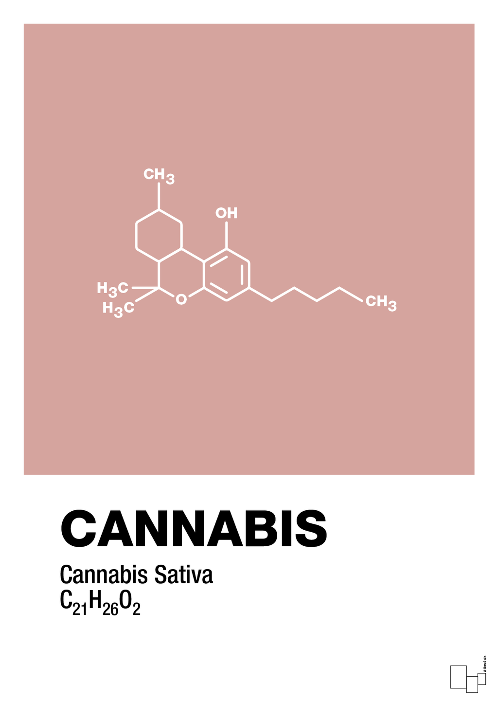plakat: cannabis - bubble shell-Kemi-A1two3