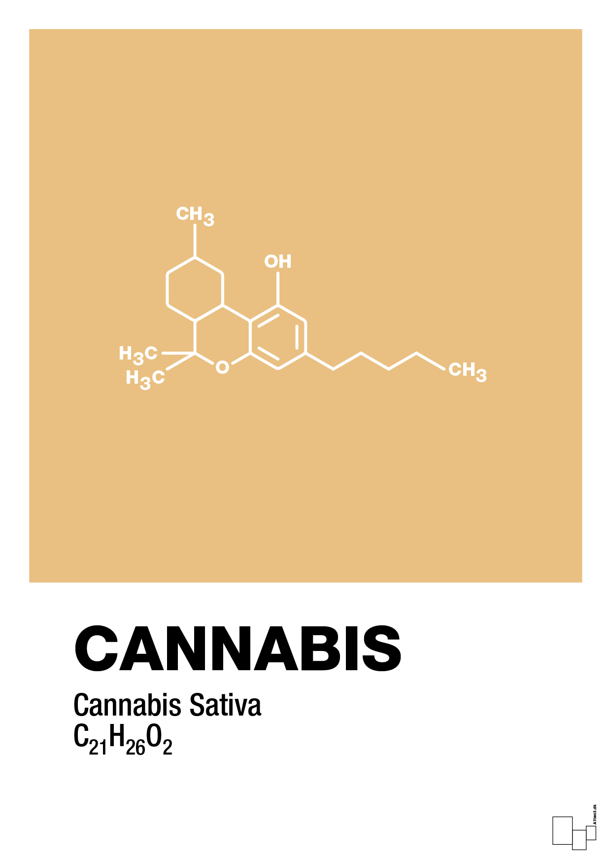 plakat: cannabis - charismatic-Kemi-A1two3