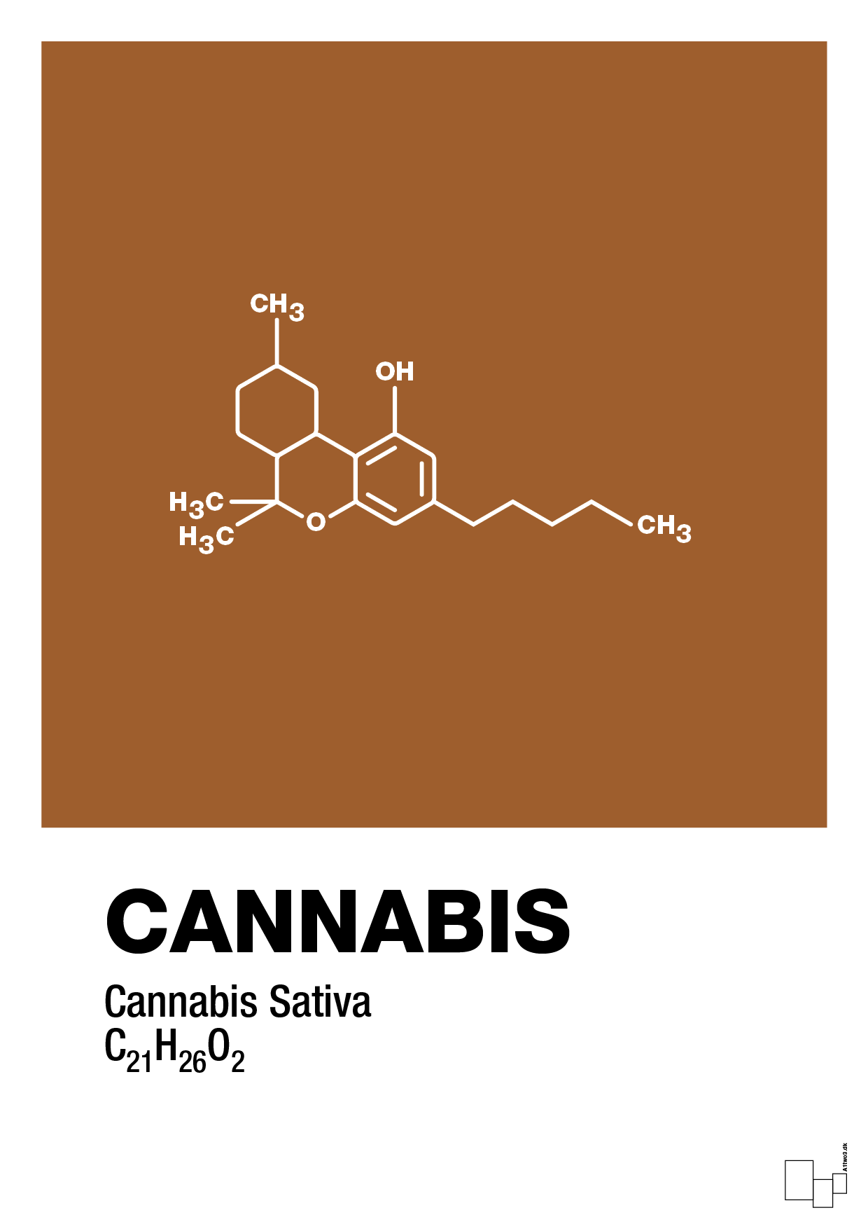 plakat: cannabis - cognac-Kemi-A1two3