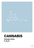 plakat: cannabis - heavenly blue-Kemi-A1two3