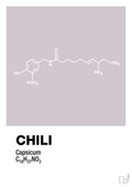 plakat: chili - dusty lilac-Kemi-A1two3