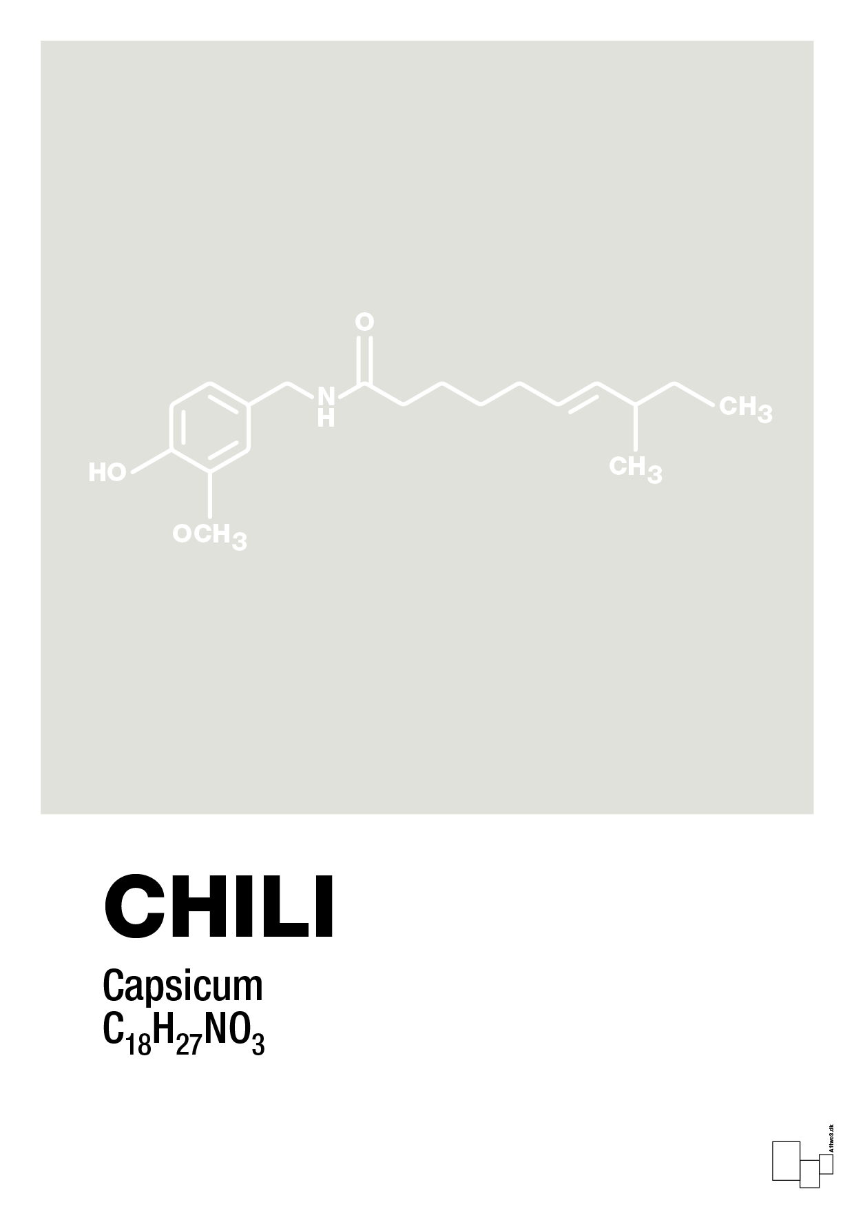 plakat: chili - painters white-Kemi-A1two3