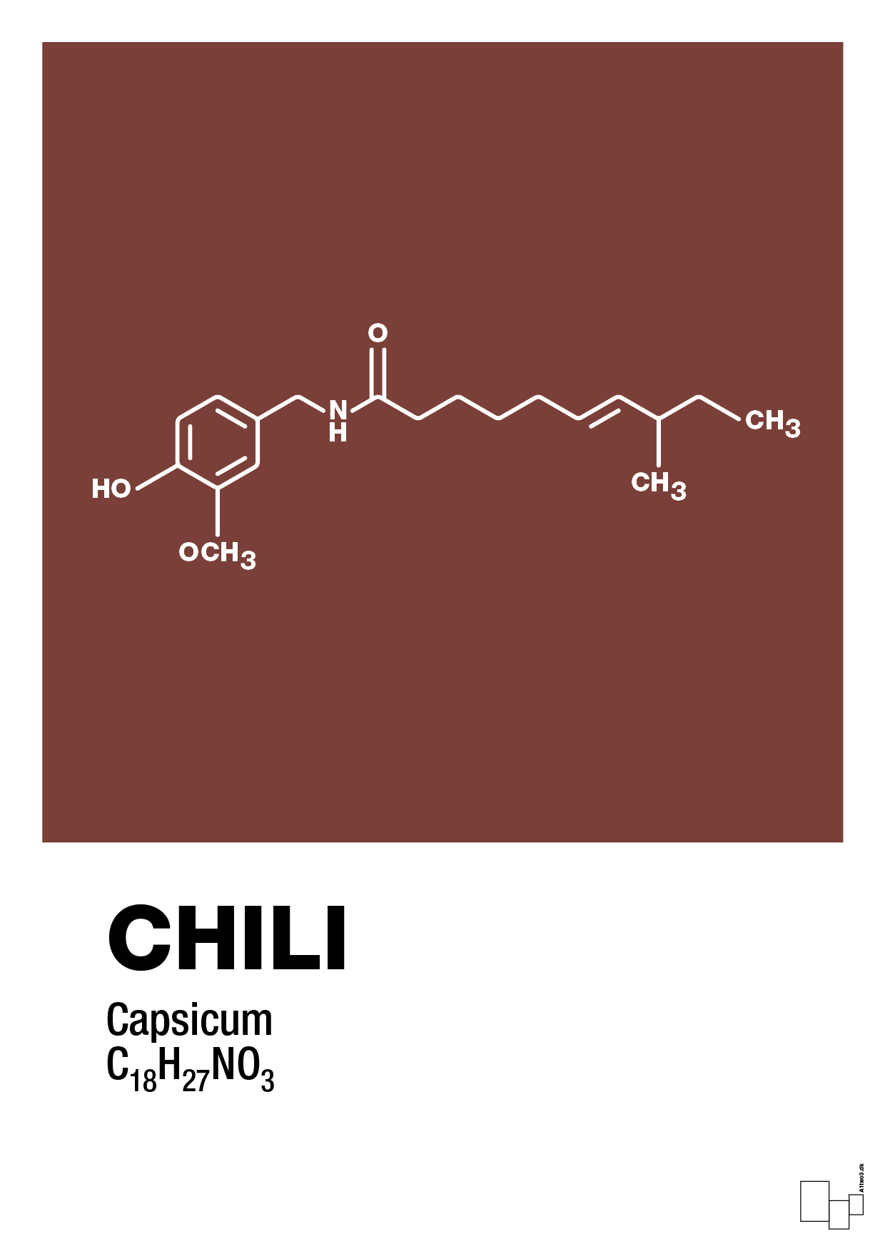 plakat: chili - red pepper-Kemi-A1two3