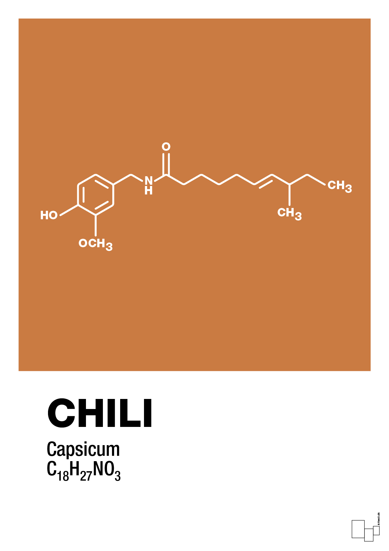 plakat: chili - rumba orange-Kemi-A1two3