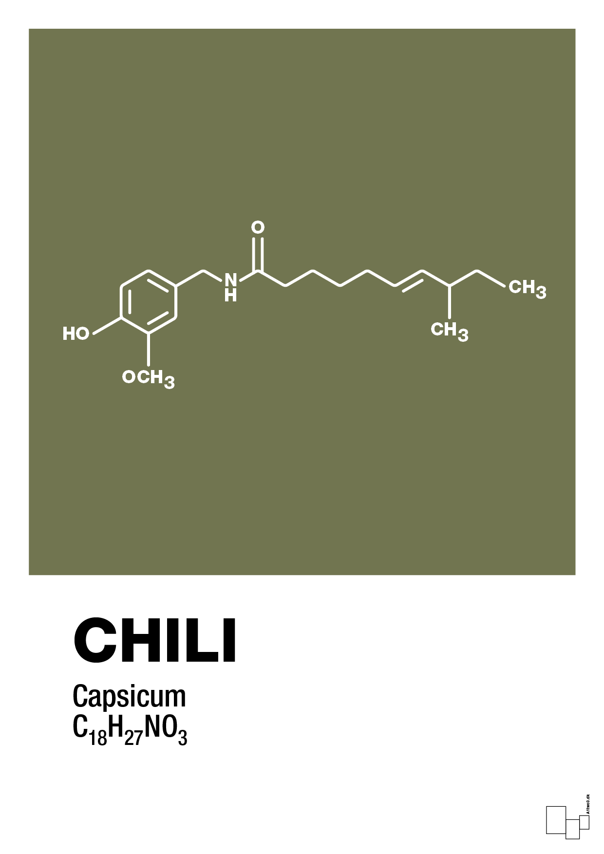 plakat: chili - secret meadow-Kemi-A1two3