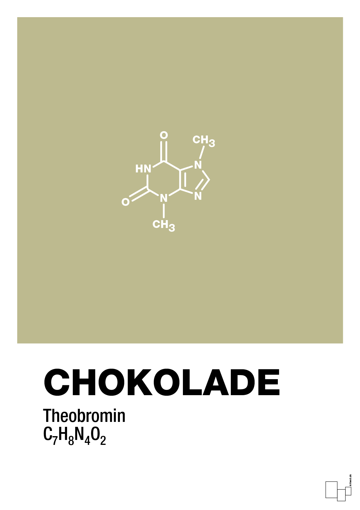plakat: chokolade - back to nature-Kemi-A1two3