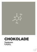 plakat: chokolade - battleship gray-Kemi-A1two3