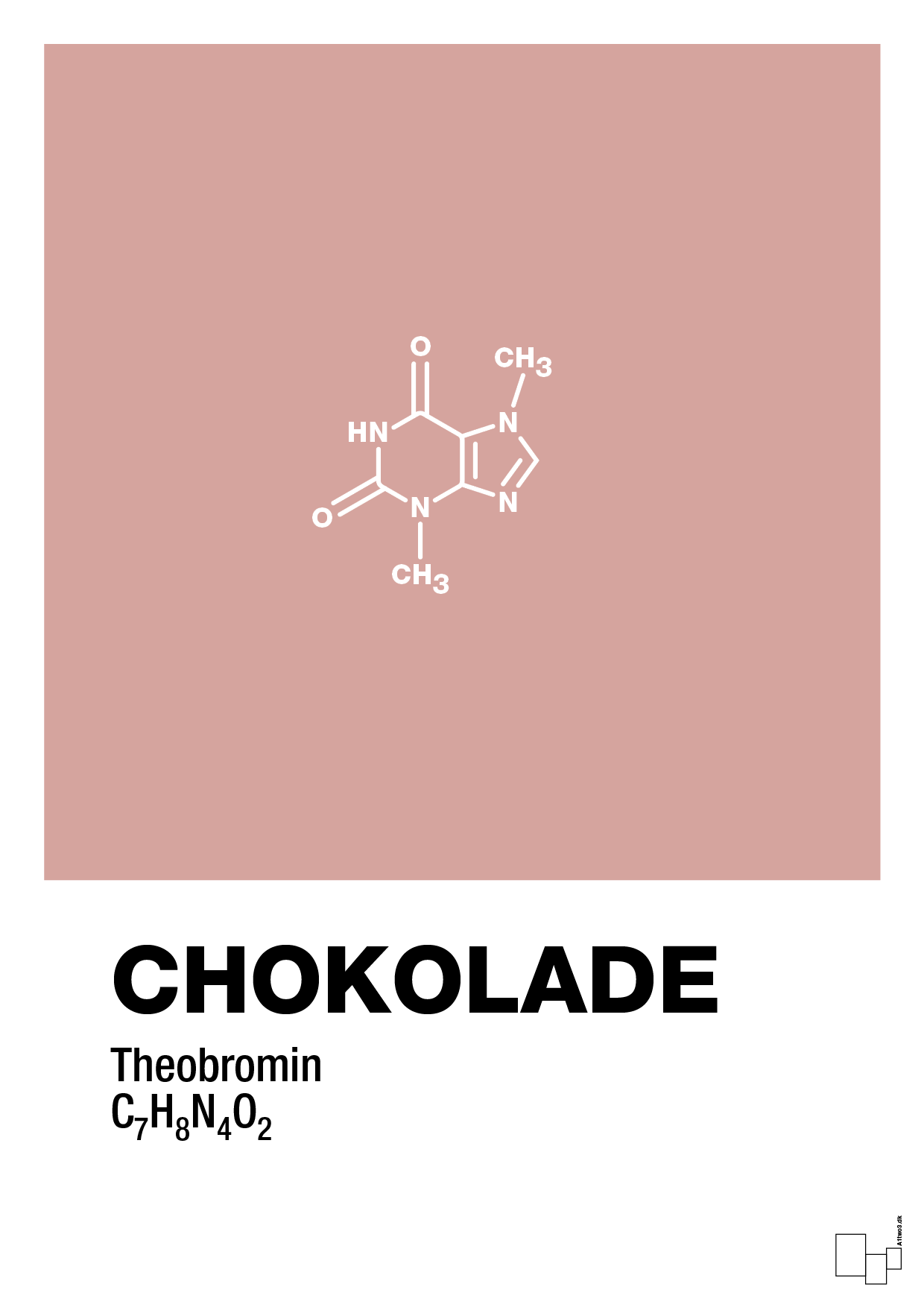 plakat: chokolade - bubble shell-Kemi-A1two3