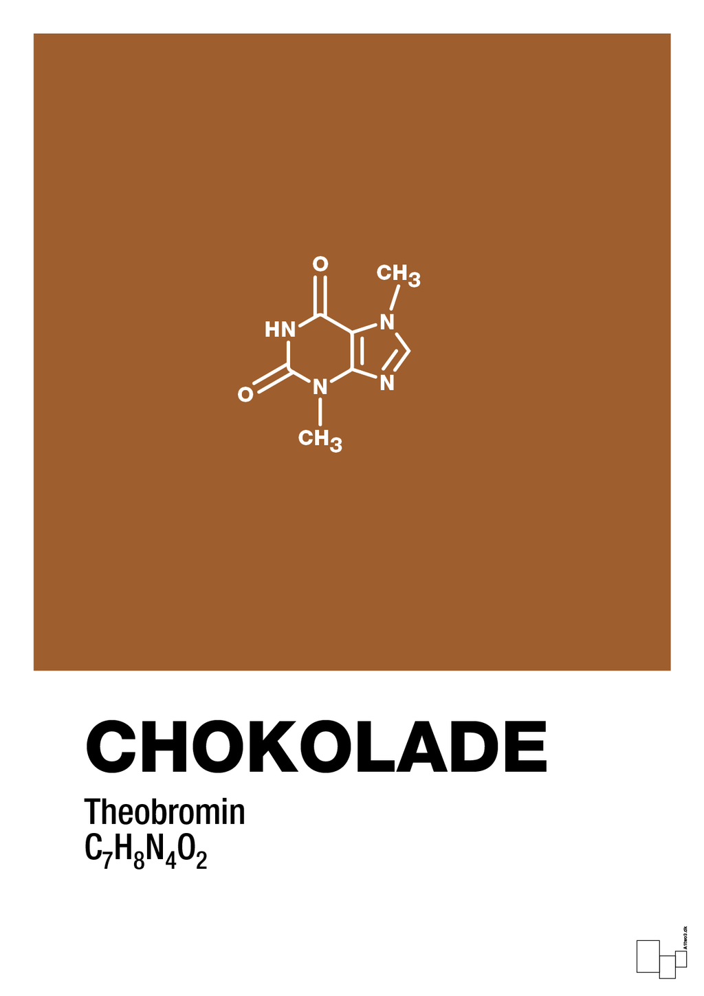 plakat: chokolade - cognac-Kemi-A1two3