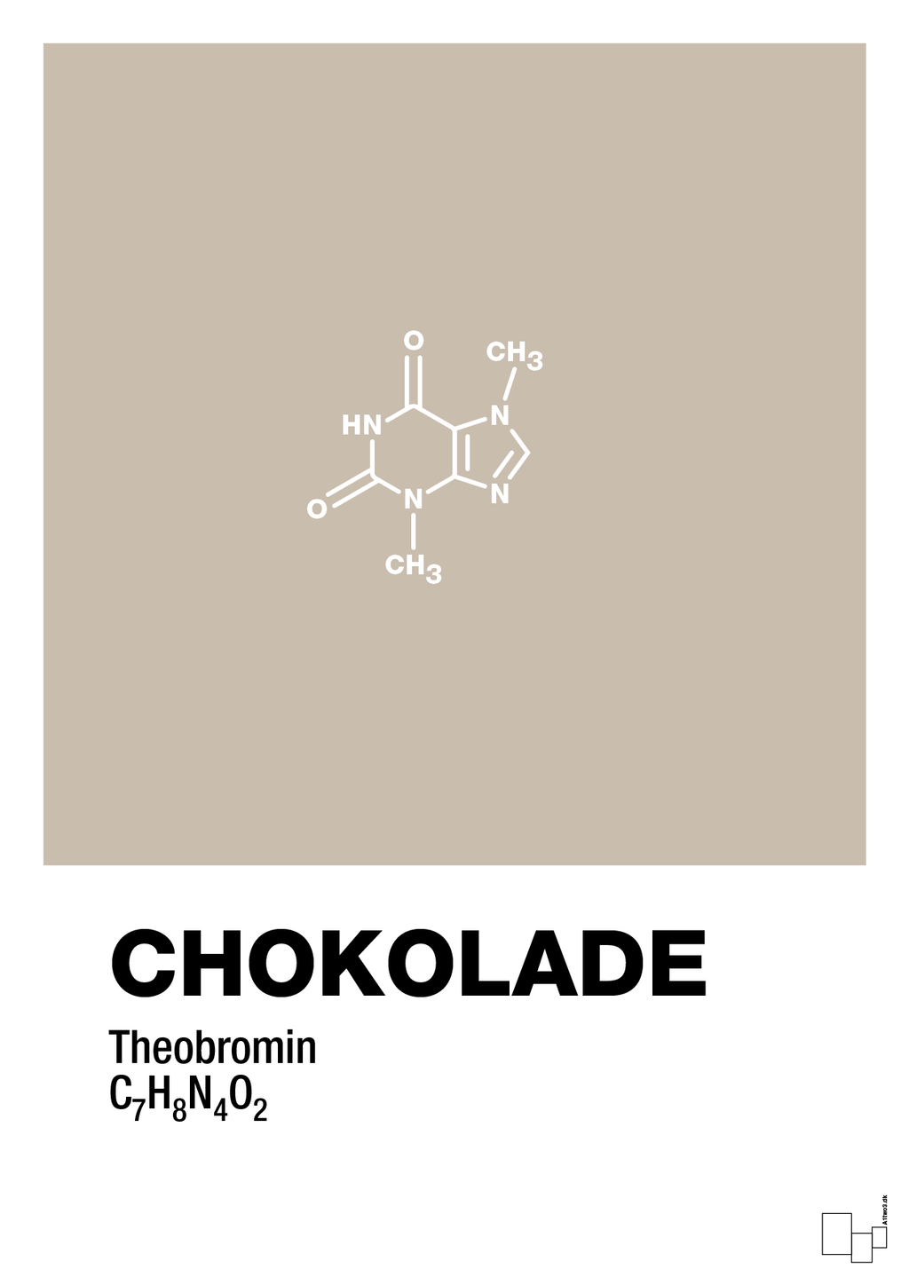 plakat: chokolade - creamy mushroom-Kemi-A1two3