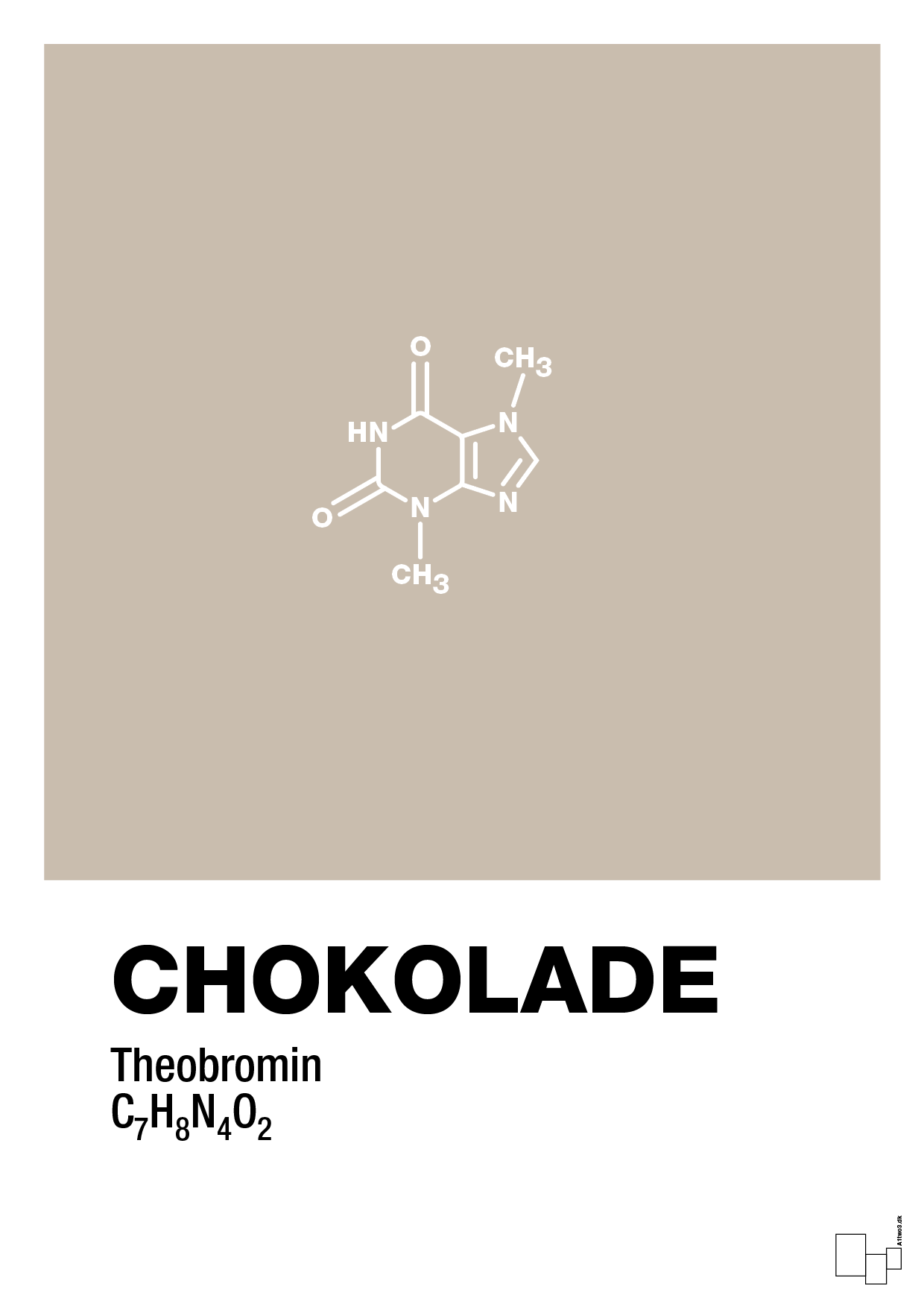 plakat: chokolade - creamy mushroom-Kemi-A1two3
