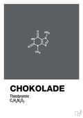 plakat: chokolade - graphic charcoal-Kemi-A1two3