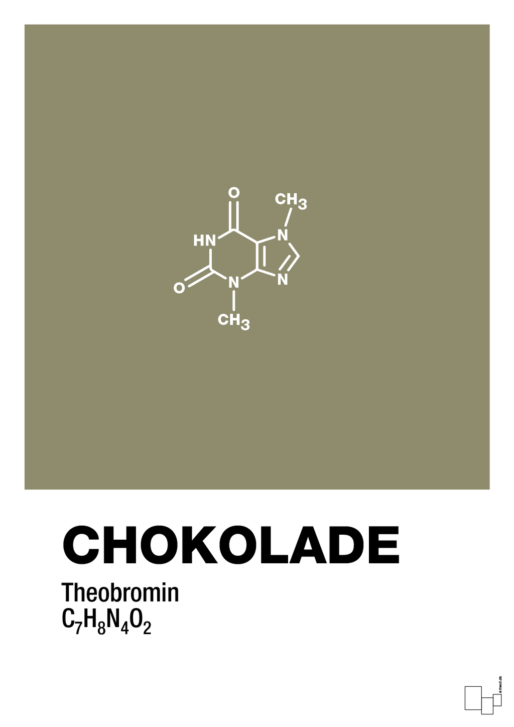 plakat: chokolade - misty forrest-Kemi-A1two3