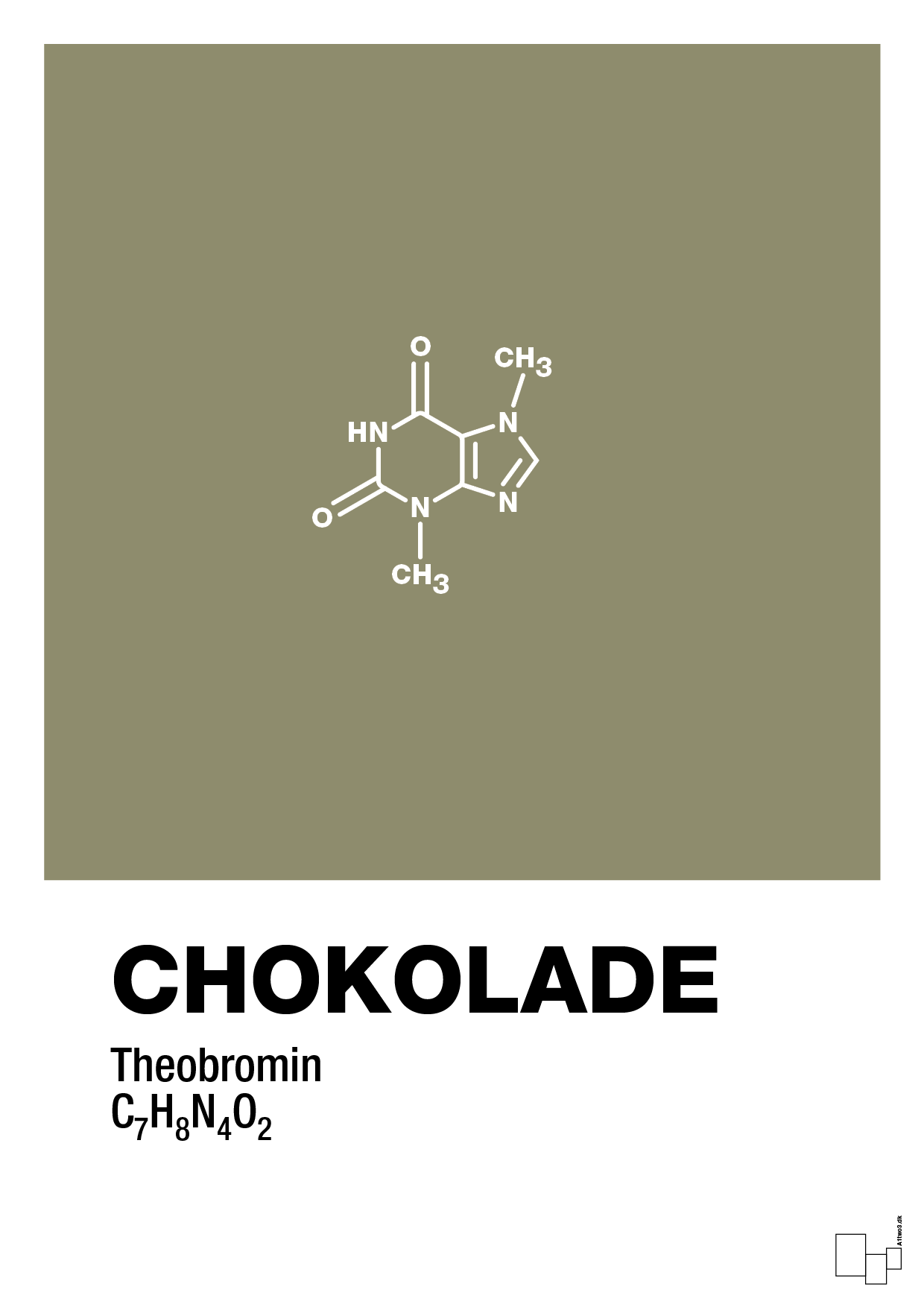 plakat: chokolade - misty forrest-Kemi-A1two3