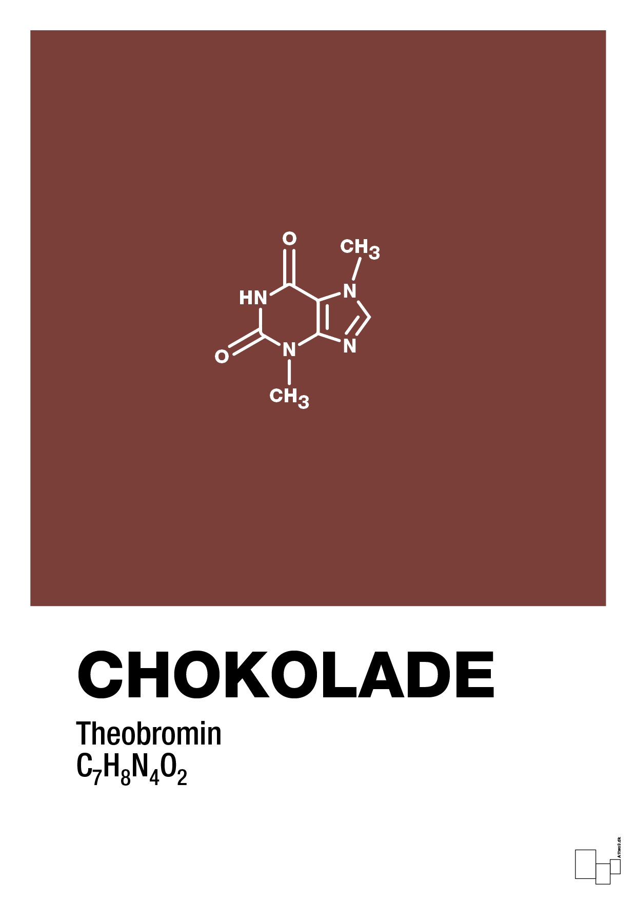 plakat: chokolade - red pepper-Kemi-A1two3