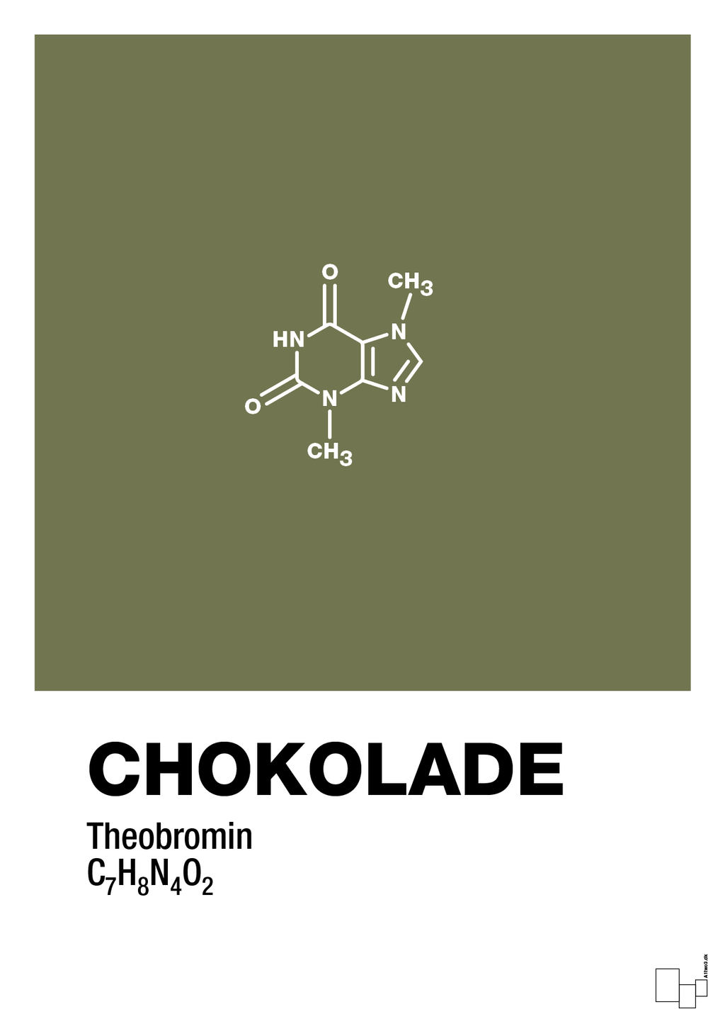 plakat: chokolade - secret meadow-Kemi-A1two3