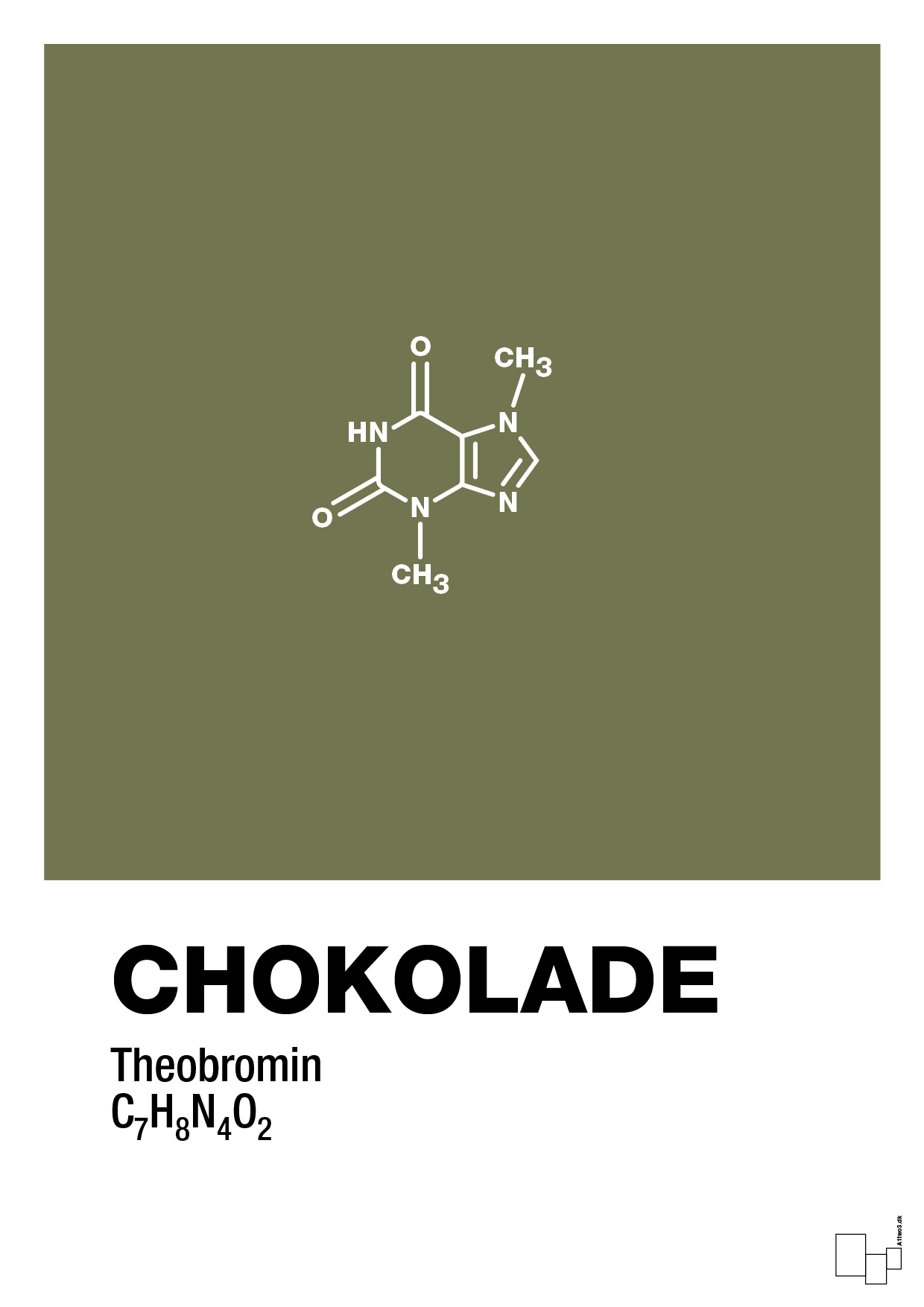 plakat: chokolade - secret meadow-Kemi-A1two3