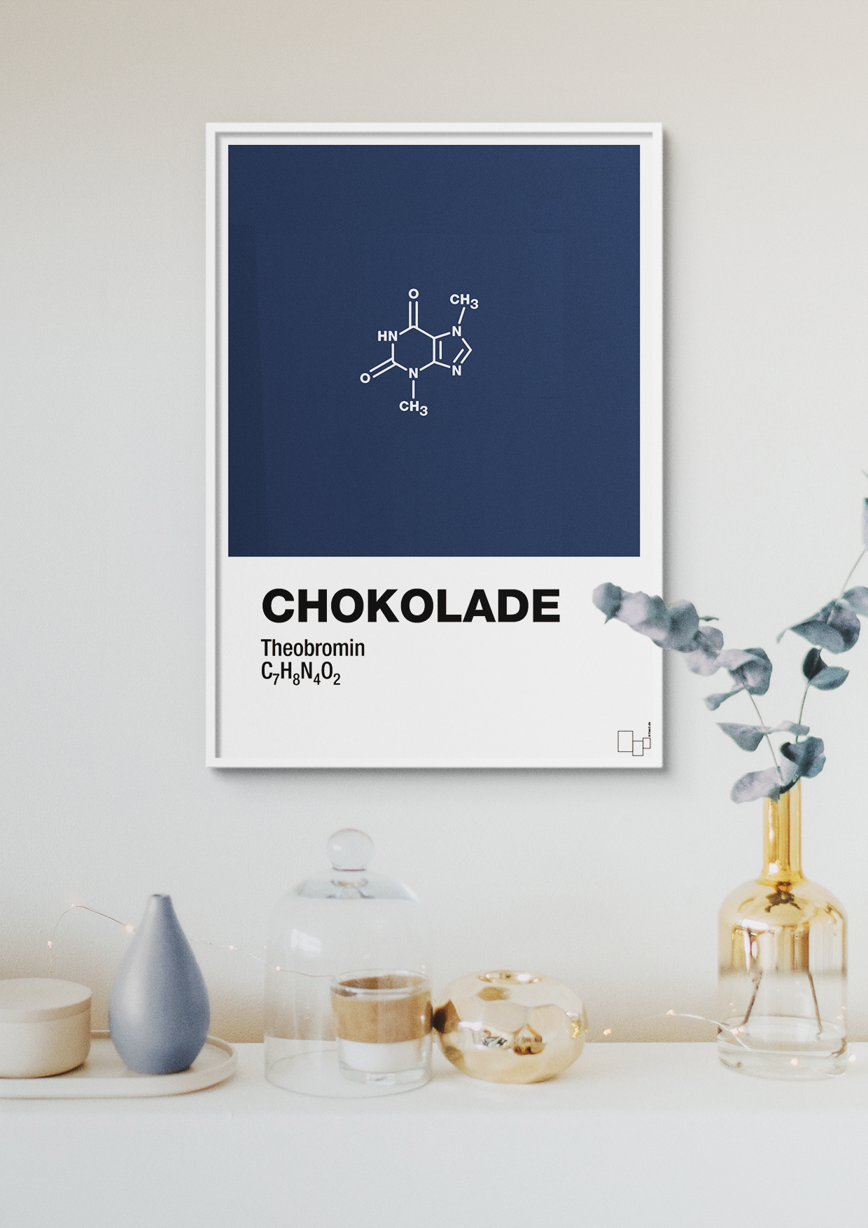 plakat: chokolade - light rose-Kemi-A1two3