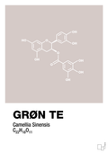 plakat: grøn te - broken beige-Kemi-A1two3