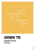 plakat: grøn te - honeycomb-Kemi-A1two3