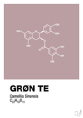 plakat: grøn te - light rose-Kemi-A1two3