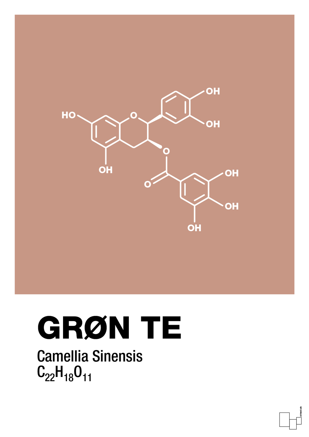 plakat: grøn te - powder-Kemi-A1two3