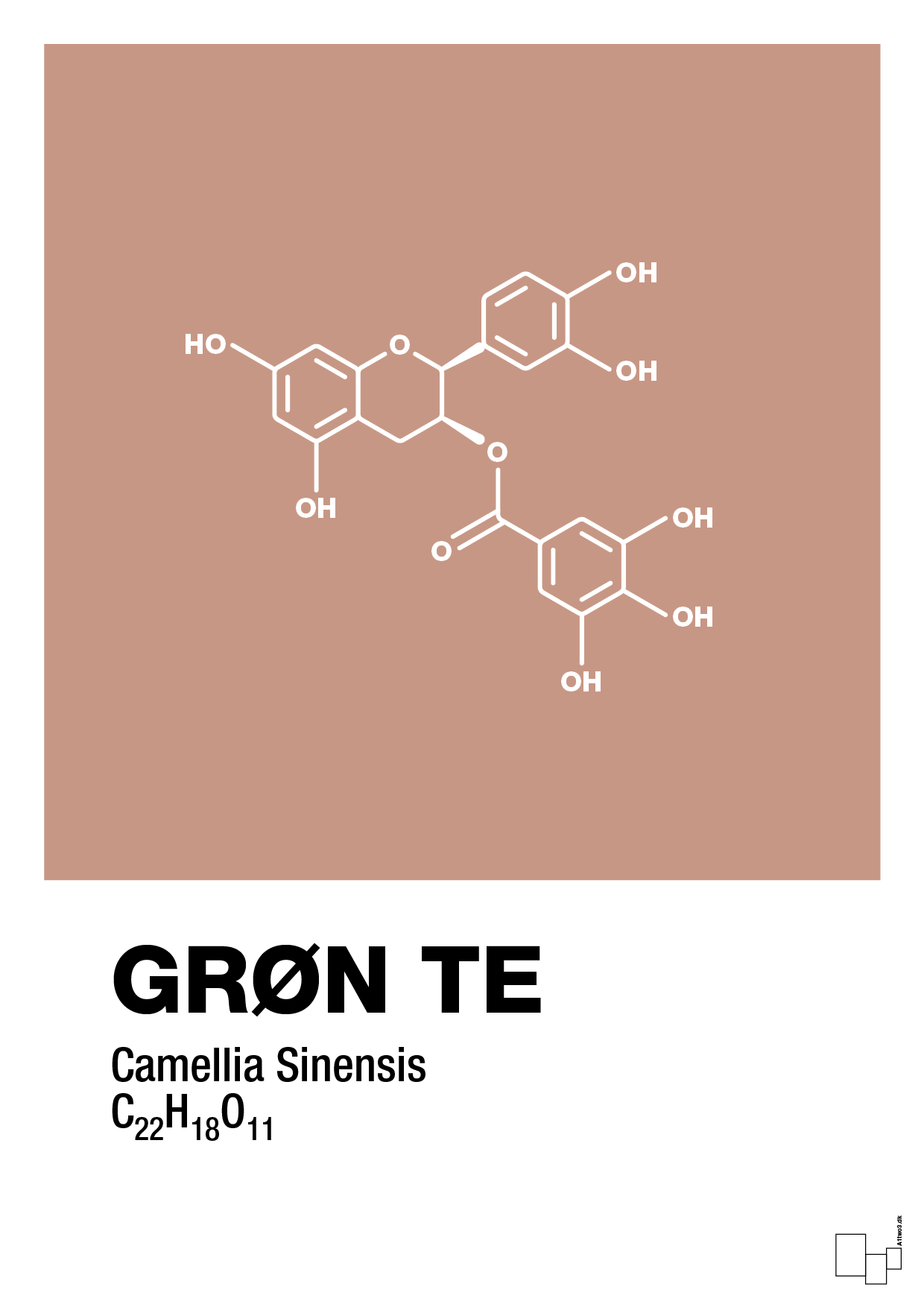 plakat: grøn te - powder-Kemi-A1two3