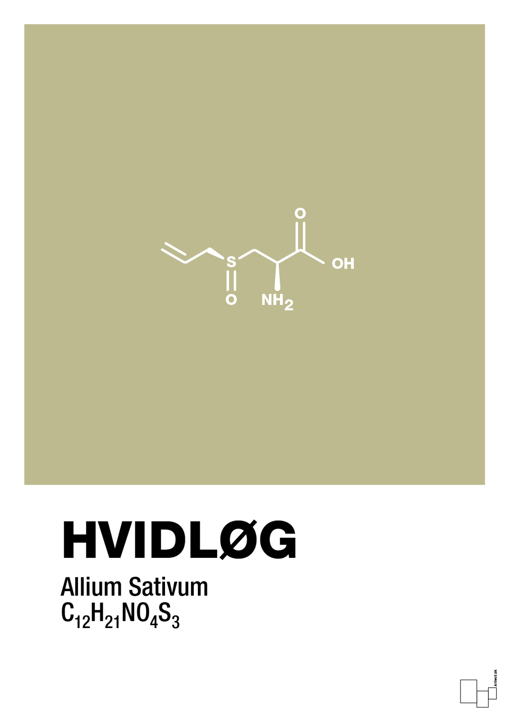plakat: hvidløg - back to nature-Kemi-A1two3